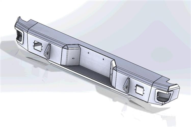 Hammerhead 600-56-0704 Ford F150 Rear Bumper 1988-1996
