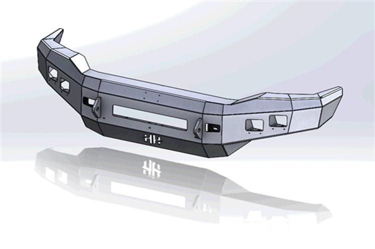 Hammerhead 600-56-0755 Ford Excursion 1999-2004 Low Profile Front Bumper No Brushguard Non-Winch