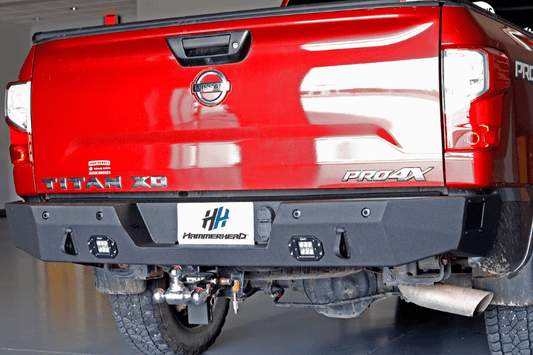 Hammerhead 600-56-0908 Nissan Titan XD 2016-2019 Rear Bumper Flush Mount with Sensors and BSM