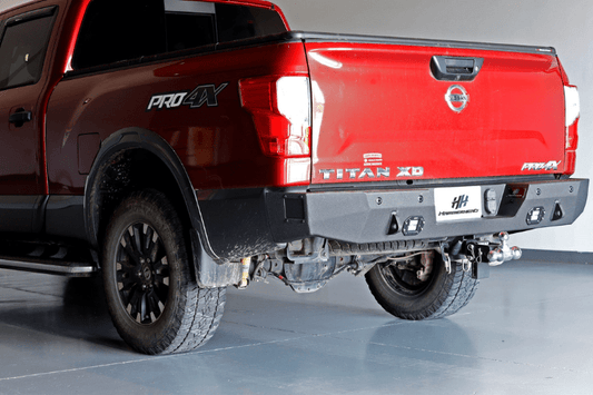 Hammerhead 600-56-0908 Nissan Titan XD 2016-2019 Rear Bumper Flush Mount with Sensors and BSM