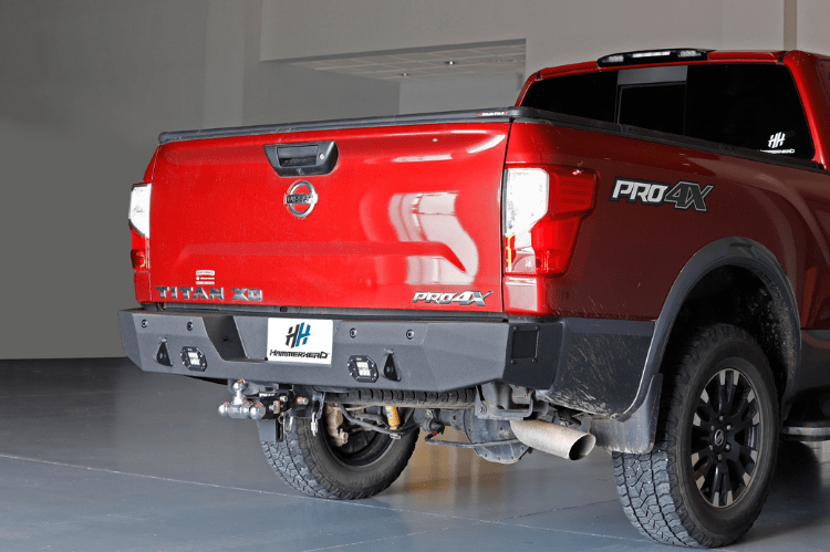 Hammerhead 600-56-0908 Nissan Titan XD 2016-2019 Rear Bumper Flush Mount with Sensors and BSM