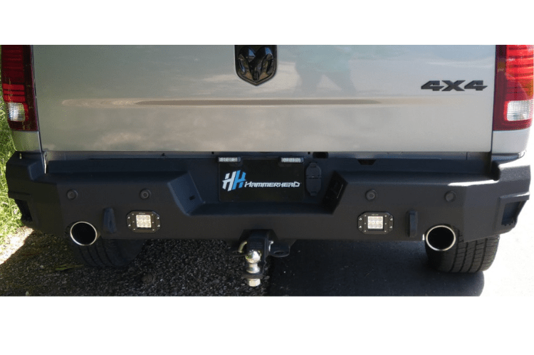 Hammerhead 600-56-0969 Dodge Ram 1500 2019-2024 Rear Bumper Flush Mount with Sensors and Exhaust Cutouts