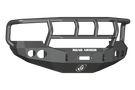 Road Armor Stealth 60502B 2005-2007 Ford F250/F350 Superduty Front Winch Ready Bumper Titan II Grille Guard, Black Finish and Round Fog Light Hole