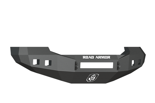 Road Armor 605R0B-NW 2005-2007 Ford F250/F350/F450 Superduty, Ford Excursion Front Bumper, Black Finish, No Guard, Stealth Series, Square Fog Light Hole, Non-Winch