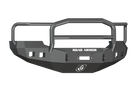 Road Armor 605R5B 2005-2007 Ford F250/F350/F450 Superduty, Ford Excursion Front Bumper, Black Finish, Lonestar Guard, Stealth Series, Square Fog Light Hole, Winch-Ready