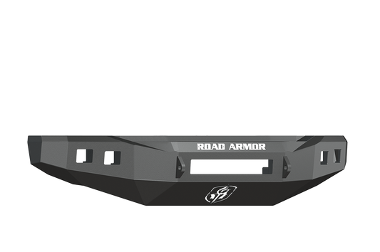 Road Armor 608R0B-NW 2008-2010 Ford F250/F350/F450 Superduty Front Bumper, Black Finish, No Guard, Stealth Series, Square Fog Light Hole, Non-Winch