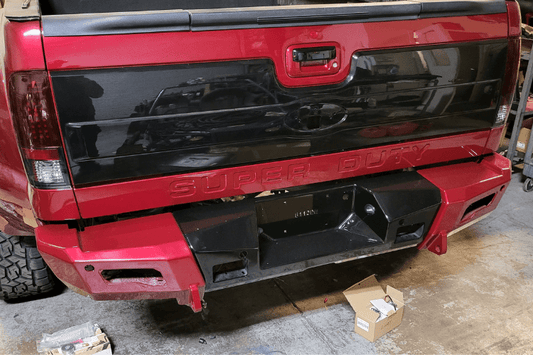 Road Armor Identity 6112DR-B0-P2-MD Ford F250/F350 Superduty 2011-2016 Rear Bumper (also fits Ford F450 Superduty)