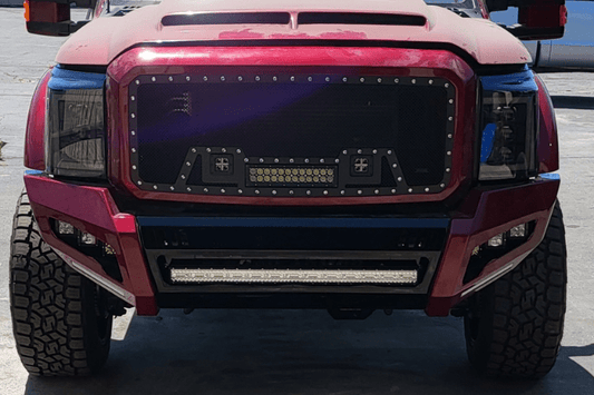 Road Armor Identity 6114DF-A1-P3-MD-BH Ford F450/F550 Superduty 2011-2016 Front Bumper (Ford Superduty F450 Or F250/F350 if equipped with Aftermarket Pocket Flares)