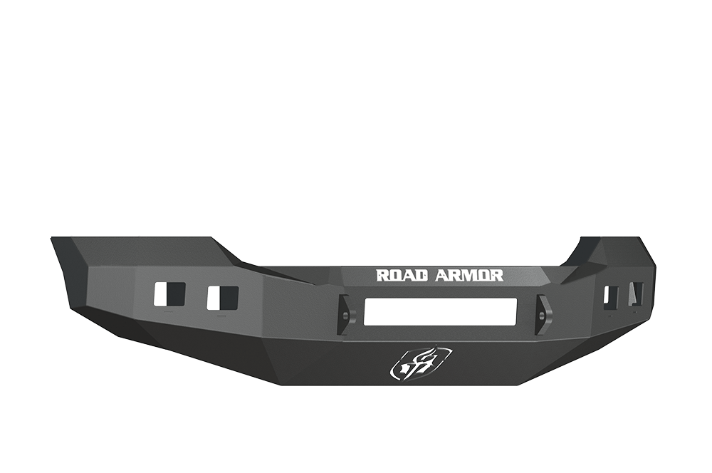 Road Armor 611R0B-NW 2011-2016 Ford F250/F350/F450 Superduty Front Bumper, Black Finish, No Guard, Stealth Series, Square Fog Light Hole, Non-Winch