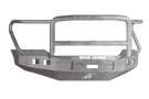 Road Armor 611R5Z 2011-2016 Ford F250/F350/F450 Superduty Front Bumper, Raw, Lonestar Guard, Stealth Series, Square Fog Light Hole, Winch-Ready