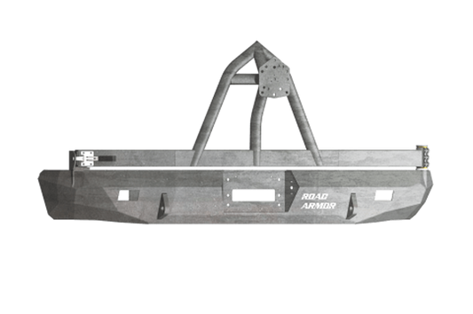 Road Armor 61208Z 1999-2007 Ford Excursion Winch Rear Bumper Raw Stealth