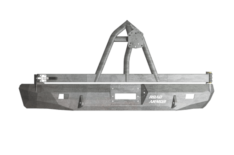 Road Armor 61208Z 1999-2007 Ford Excursion Winch Rear Bumper Raw Stealth
