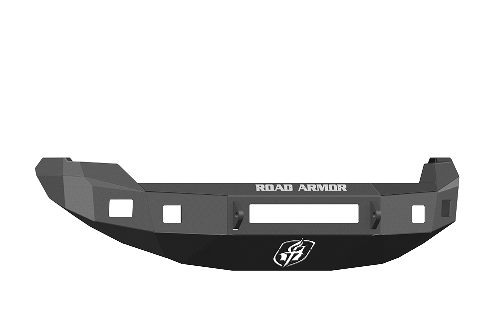 Road Armor 613R0B-NW 2009-2014 Ford F150 Front Bumper, Black Finish, No Guard, Stealth Series, Square Fog Light Hole, Non-Winch