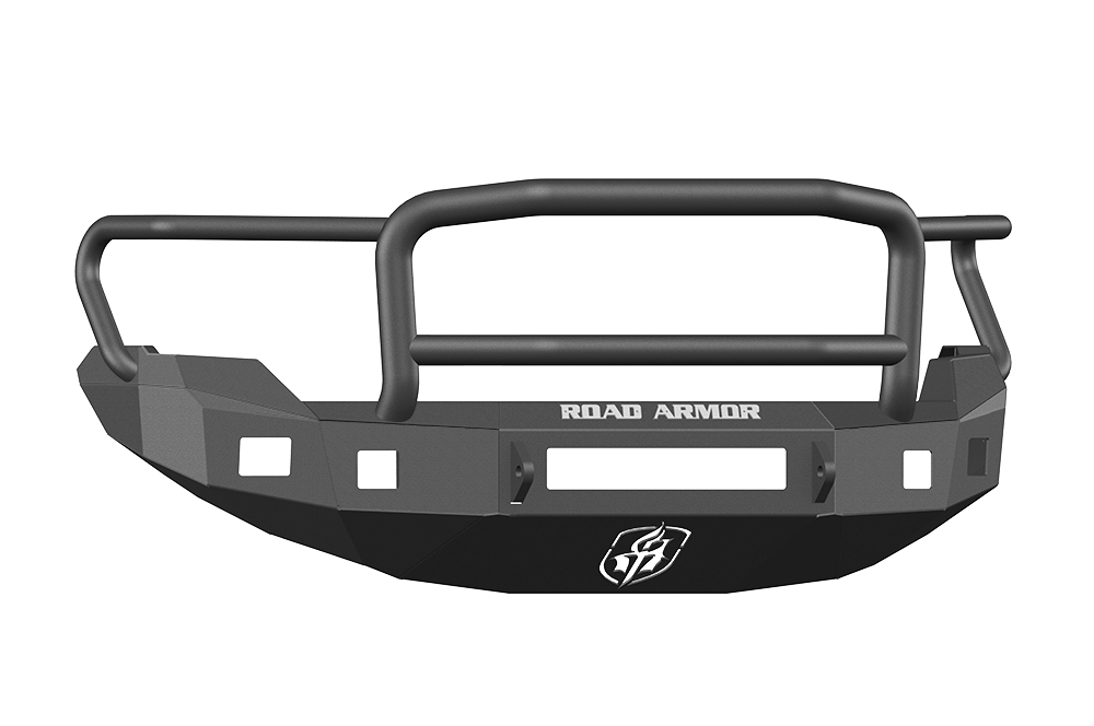 Road Armor 613R5B-NW 2009-2014 Ford F150 Front Bumper, Black Finish, Lonestar Guard, Stealth Series, Square Fog Light Hole, Non-Winch