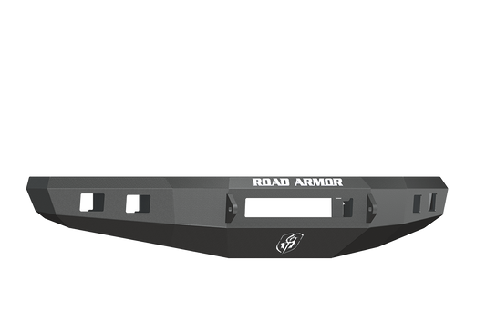 Road Armor 615R0B-NW 2015-2017 Ford F150 Front Bumper, Black Finish, No Guard, Stealth Series, Square Fog Light Hole, Non-Winch