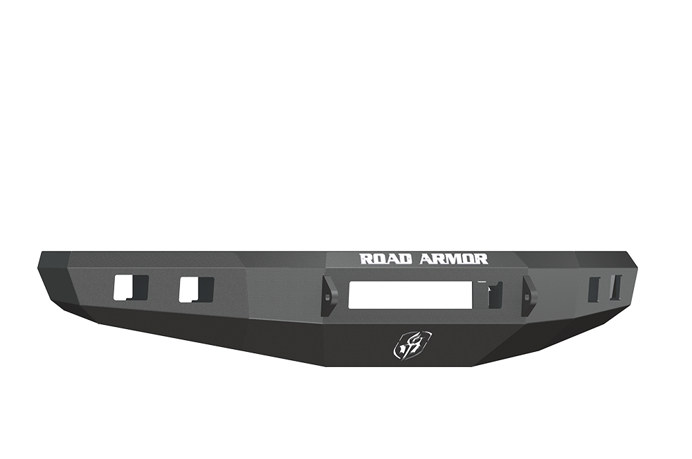Road Armor 615R0B-NW 2015-2017 Ford F150 Front Bumper, Black Finish, No Guard, Stealth Series, Square Fog Light Hole, Non-Winch