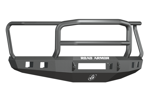 Road Armor 615R5B-NW 2015-2017 Ford F150 Front Bumper, Black Finish, Lonestar Guard, Stealth Series, Square Fog Light Hole, Non-Winch