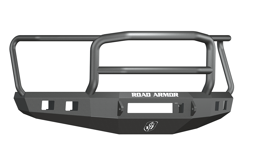 Road Armor 615R5B-NW 2015-2017 Ford F150 Front Bumper, Black Finish, Lonestar Guard, Stealth Series, Square Fog Light Hole, Non-Winch