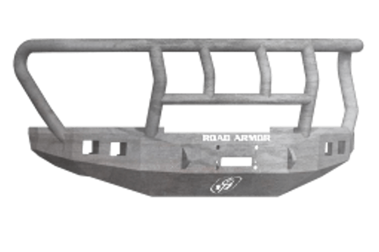 Road Armor 61742Z 2017 Ford F450/F550 Superduty Winch Front Bumper Stealth Raw
