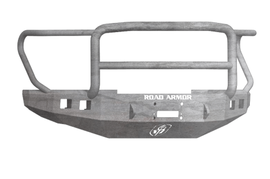 Road Armor 61745z Ford F450/F550 Superduty 2017-2018 Stealth Front Bumper Lonestar Guard Winch Ready with Square Light Holes