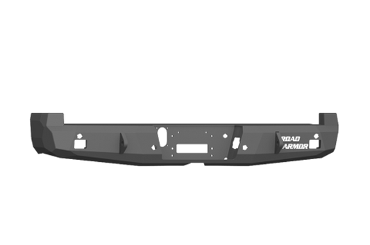 Road Armor 617RRB 2017-2018 Ford F250/F350/F450/F550 Superduty Stealth Rear Winch Ready Bumper Black Finish and Rectangle Fog Light Hole