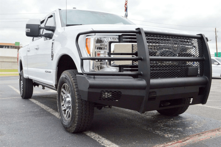 Road Armor Vaquero 617VF6B 2017-2022 Ford F250/F350 Superduty Front Non-Winch Bumper Full and Black Finish
