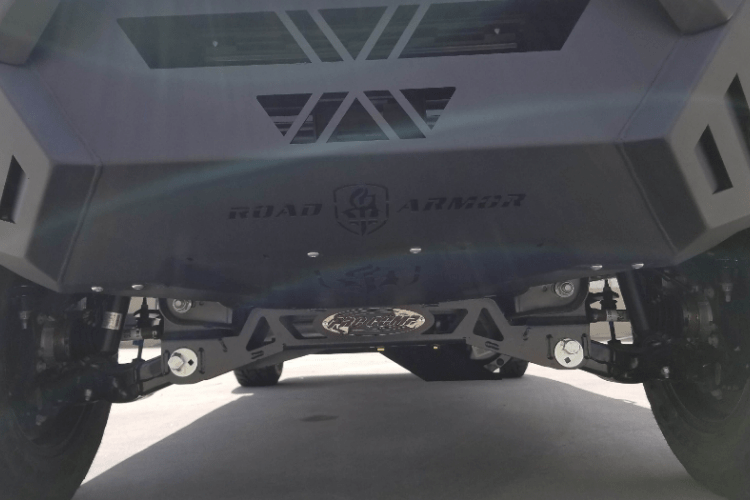 Road Armor 6181XFSPB Ford F150 2018-2019 Spartan Front Bumper Bolt-on Accessory Skid Plate Guard Texture Black