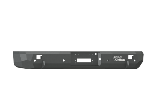 Road Armor 62000B 2009-2014 Ford F150 Rear Bumper, Black Finish, No Guard, Stealth Series, Rectangle, Winch-Ready