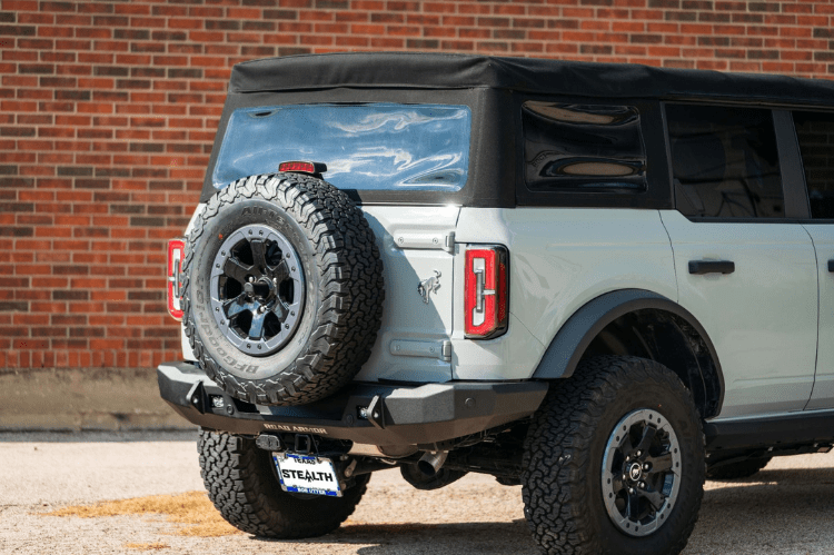 Road Armor Stealth 6213R3B 2021-2023 Ford Bronco Rear Bumper Slim Fit