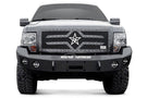 Road Armor 66130B 2009-2014 Ford F150 Front Bumper, Black Finish, No Guard, Stealth Series, Round Fog Light Hole, Winch-Ready