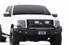 Road Armor 66134B 2009-2014 Ford F150 Front Bumper, Black Finish, Pre-Runner Style, Stealth Series, Round Fog Light Hole, Winch-Ready