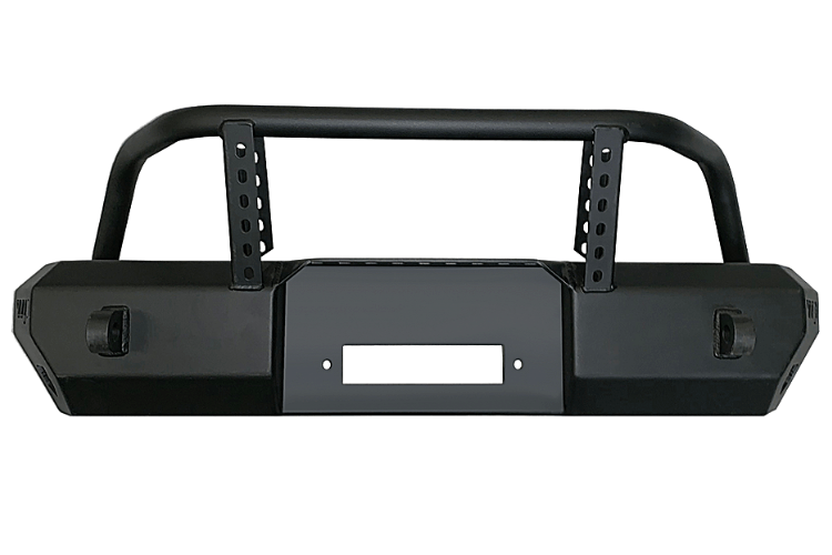 Warrior 6537 Jeep Gladiator JT 2020-2024 MOD Series Front Bumper Stubby With Brush Guard