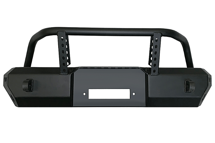 Warrior 6537 Jeep Gladiator JT 2020 MOD Series Front Bumper Stubby With Brush Guard