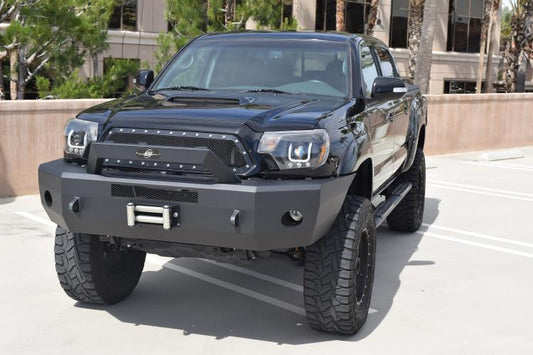 Steelcraft 70-13370 HD Bullnose Elevation Toyota Tacoma Front Bumper 2005-2015