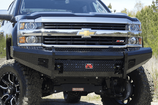 Fab Fours CH20-S4961-1 Chevy Silverado 2500/3500 2020-2023 Black Steel Front Bumper No Guard Sensor