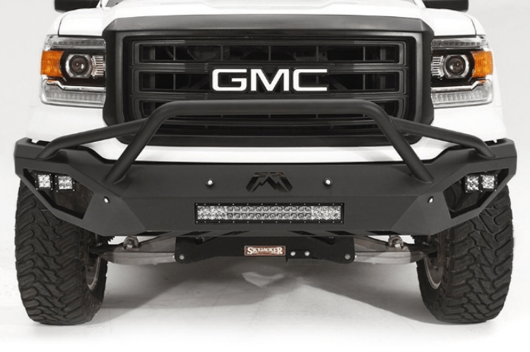 Fab Fours GS14-D3152-1 GMC Sierra 1500 2014-2015 Vengeance Front Bumper Sensor with Pre-Runner Guard