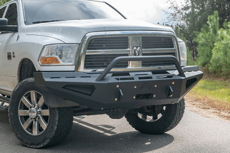 Fab Fours Red Steel DR10-RS2962-1 Dodge Ram 4500/5500 2010-2018 Front Bumper Winch Ready Pre-Runner Guard