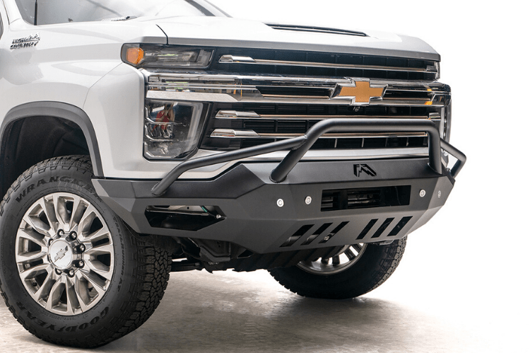 Fab Fours Vengeance Pre Runner Guard Front Bumper 2020 2023 Chevy Silv