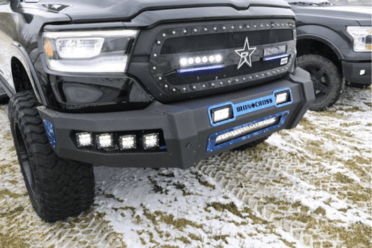 Iron Cross 60-715-14 Toyota Tundra 2014-2021 Hardline Front Bumper Without Bar Matte Black