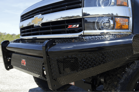 Fab Fours CH20-S4961-1 Chevy Silverado 2500/3500 2020-2023 Black Steel Front Bumper No Guard Sensor