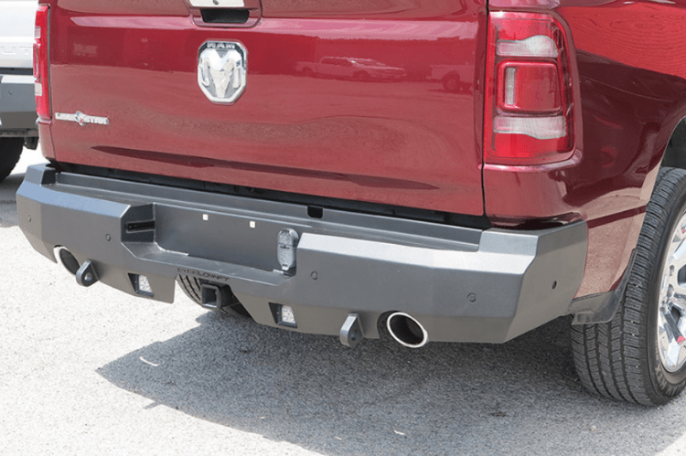 Complete Steel Rear Bumper Assembly For Dodge Ram 1500 2019-2021 – Textured Black