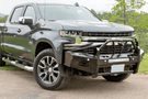 Frontier 600-21-9010 Chevy Silverado 1500 2019-2022 Xtreme Front Bumper Black Powder Coated Light Bar Compatible