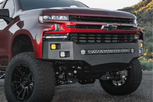 ICI Aluminum Chevy Silverado 1500 2019-2022 Alumilite Front Bumper Non Winch AL-FBM21CHN