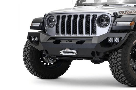 Fab Fours JL18-X4651-1 Jeep Wrangler JL 2018-2025 Matrix Front Bumper Winch Ready No Guard