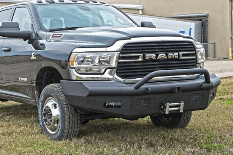 Steelcraft Dodge Ram 2500/3500 2019-2023 HD Bullnose Front Bumper Winch Ready With Hoop 55-12280