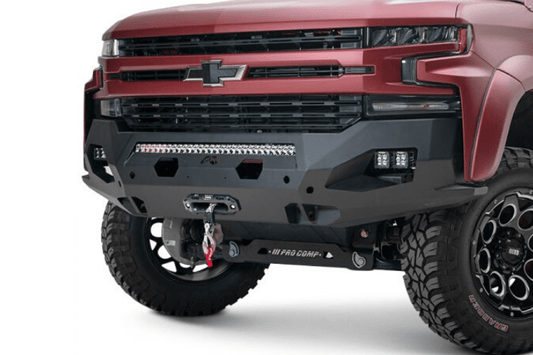 Fab Fours CS19-X4051-1 Chevy Silverado 1500 2019-2021 Matrix Front Bumper Winch Ready No Guard