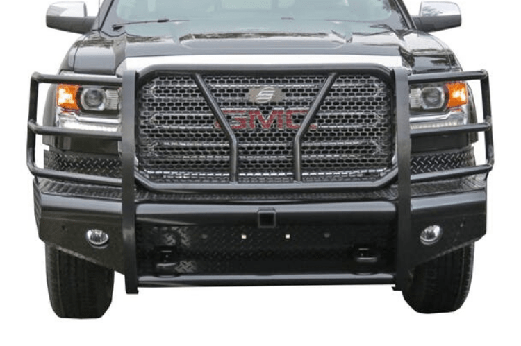 Steelcraft GMC Sierra 2500/3500 2015-2019 HD Replacement Front Bumper With Grille Guard Hitch Receiver HD10460R