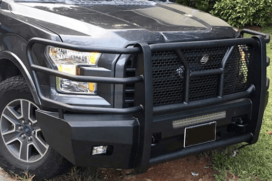 Steelcraft Elevation HD Front Bumper Ford F150 2015-2017 60-11410CC Supports Front Emblem Camera & Adaptive Cruise Control