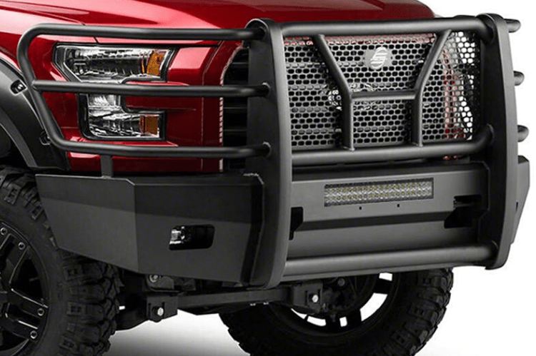 Steelcraft Elevation HD Front Bumper Ford F150 2015-2017 60-11410CC Supports Front Emblem Camera & Adaptive Cruise Control