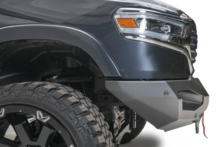 Fab Fours DR19-X4251-1 Dodge Ram 1500 2019-2024 Matrix Front Bumper Winch Ready No Guard